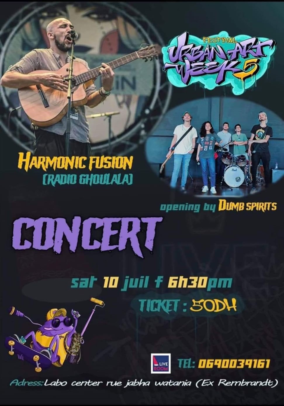 Band sur scène